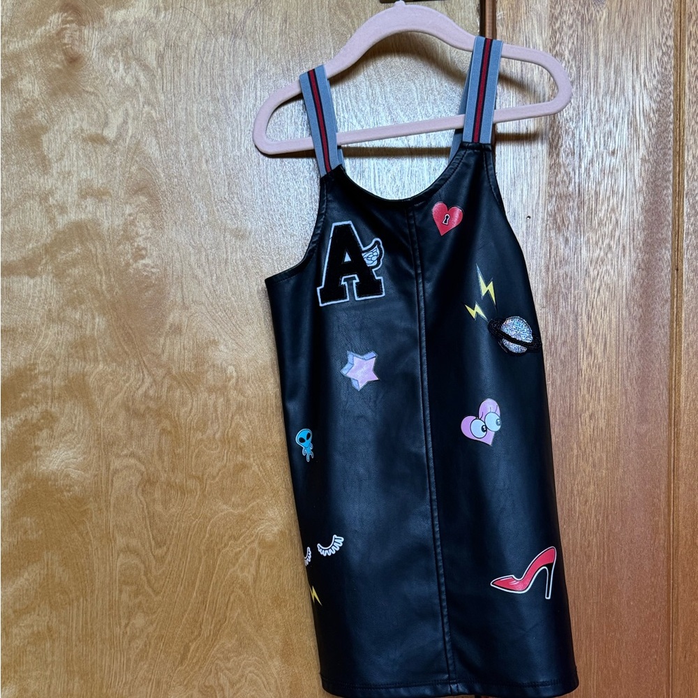 Hannah Banana synthetic leather dress